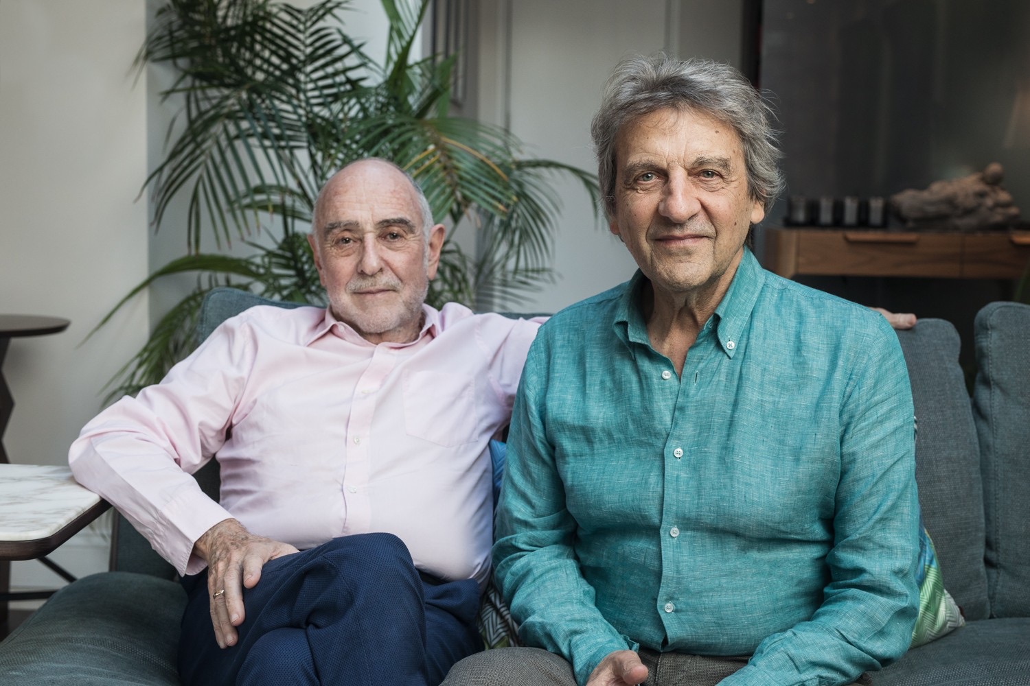 Claude-Michel Schönberg and Alain Boublil seated together